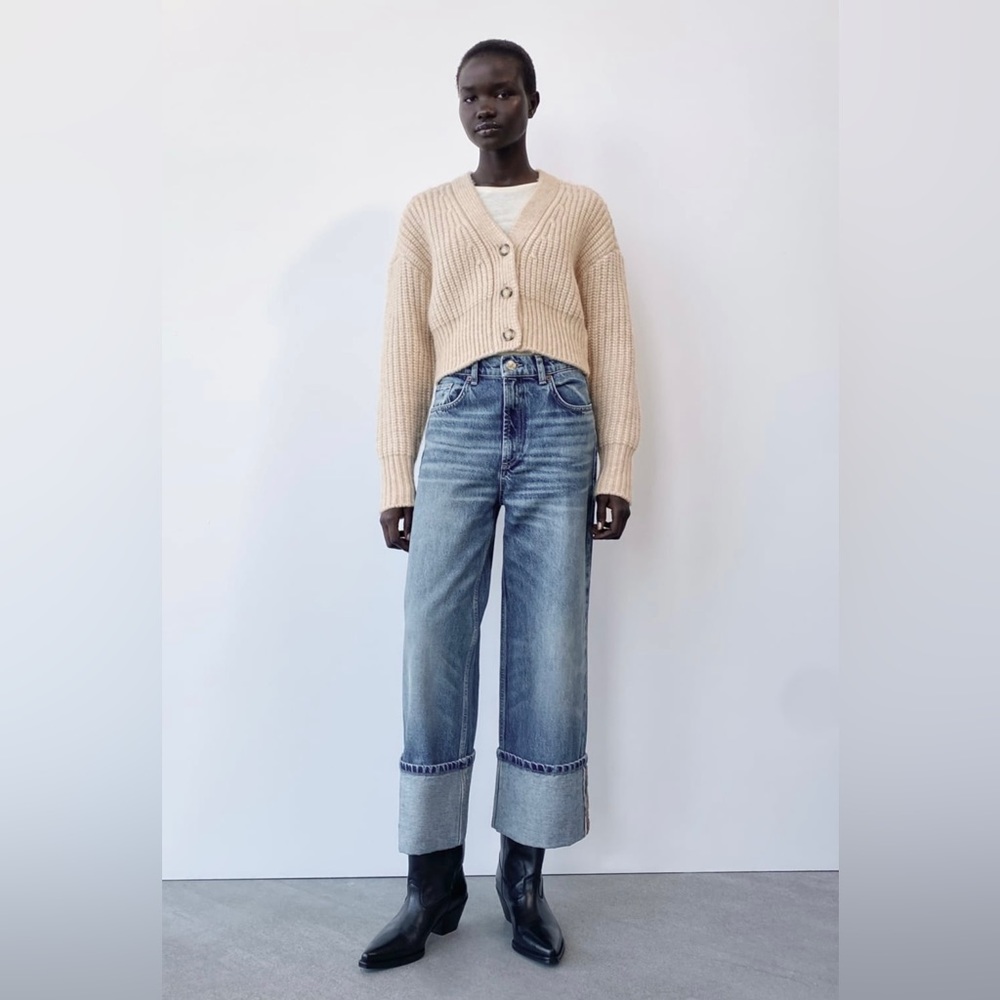 Zara cropped cardigan